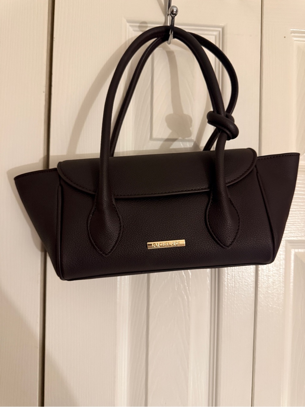 Small top handle purse- brown mocha